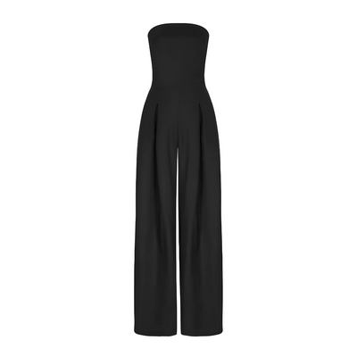 Alessia | Elegant Strapless Wide-Leg Jumpsuit