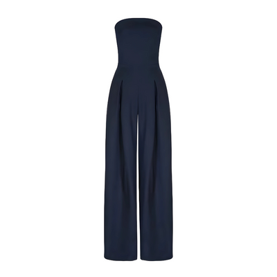 Alessia | Elegant Strapless Wide-Leg Jumpsuit