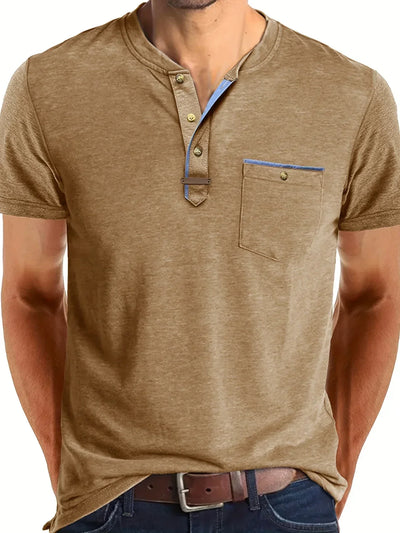 Brandon™ | Soft Pocket Tee for Men